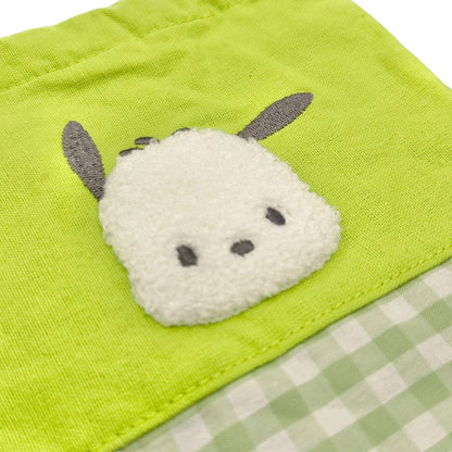 Pochacco "Chenille Gingham" Drawstring Bag