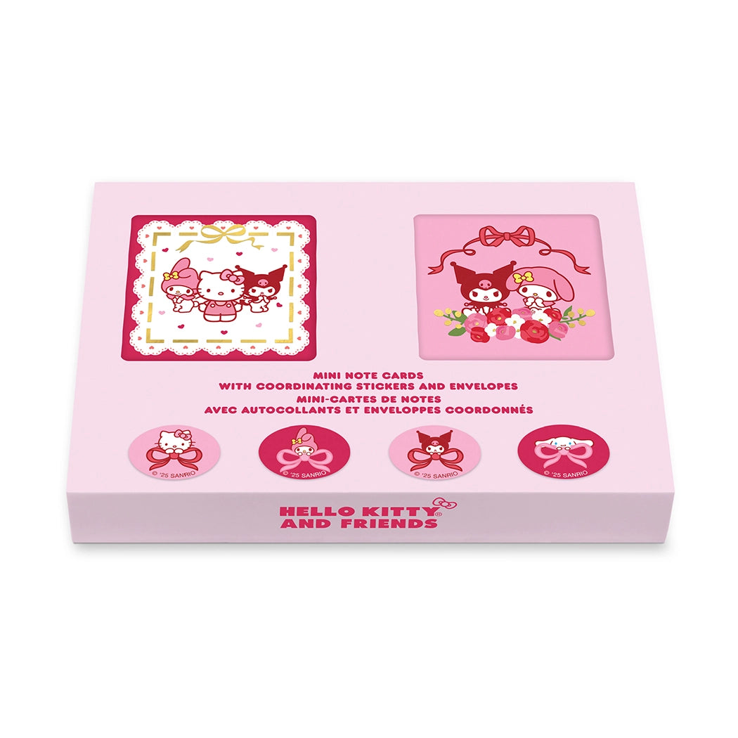 Hello Kitty & Friends Hearts & Ribbons Mini Note Card