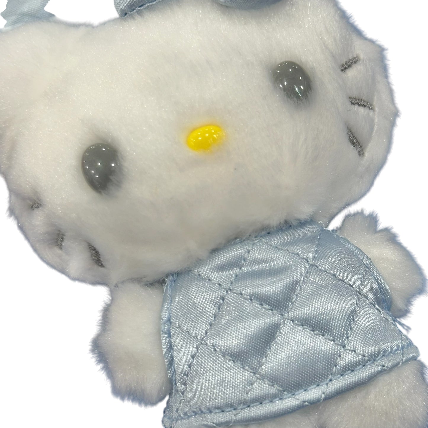 Hello Kitty "Blue Quilt" Keychain w/ Mascot