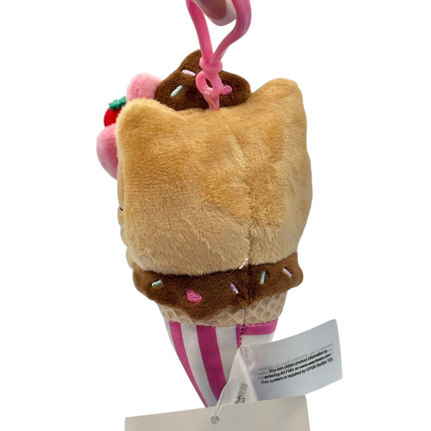 Hello Kitty Mocha "Ice Cream" Mascot Clip On