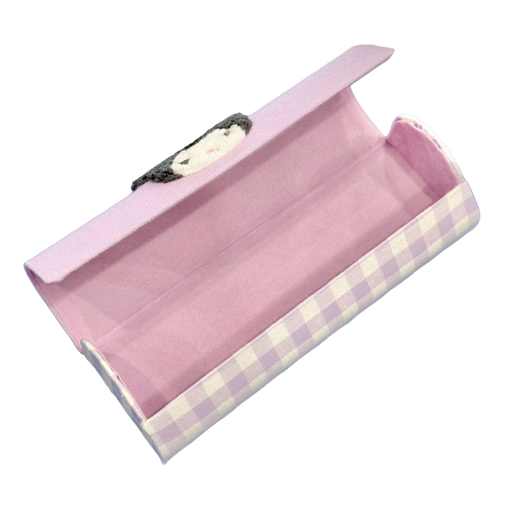 Kuromi "Chenille Gingham" Glasses Case