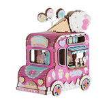 Sanrio Characters Wooden Puzzle Music Box (Ice Cream Truck)