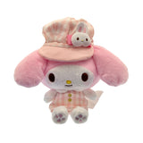 My Melody "Gingham Casquette" 8in Plush