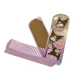 Kuromi Folding Mirror & Comb