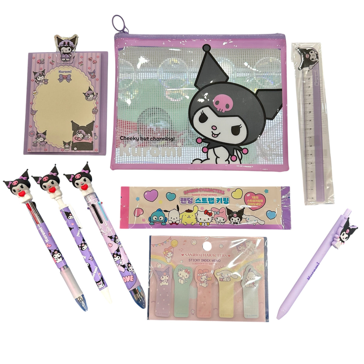 Kuromi Random Strap Stationery Set