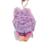 Hello Kitty "Purple Rainbow Bunny" Mascot Clip On Plush