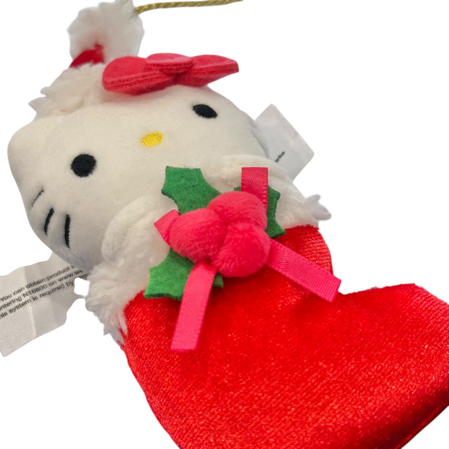 Hello Kitty Christmas Stocking Mascot Ornament