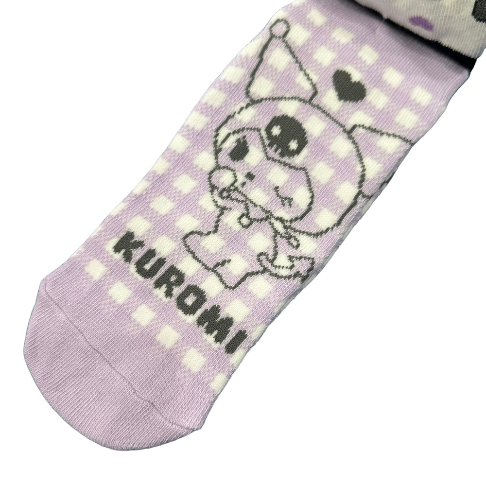 Kuromi Kids 3 Pair Sneaker Socks (16-18)