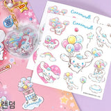 Cinnamoroll Dual Water Keyring & Sticker (Pink)