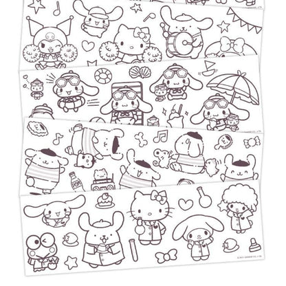 Sanrio Characters Roll Coloring Sticker (V1)