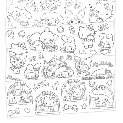 Sanrio Characters Roll Coloring Sticker (V2)