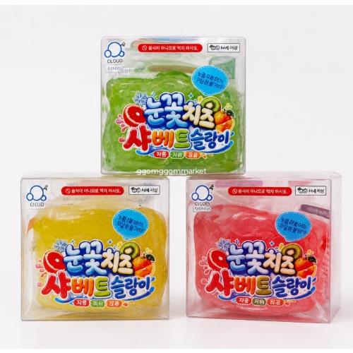 Snowflake Cheese Sherbert Squishy