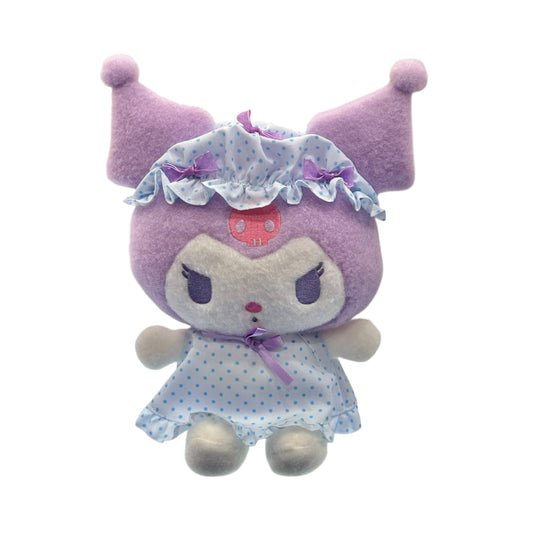 Kuromi "Nightcap w/ Ribbon" 9in Plush