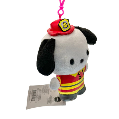 Pochacco "Firefighter" Collectible Mascot Clip On
