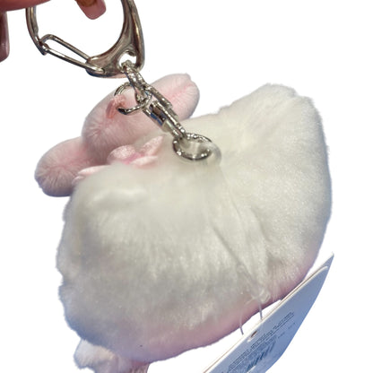 Hello Kitty "Pink Quilt" Keychain w/ Mascot