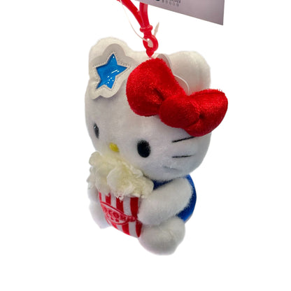 Hello Kitty "Movie Theater" Mascot Clip On Plush