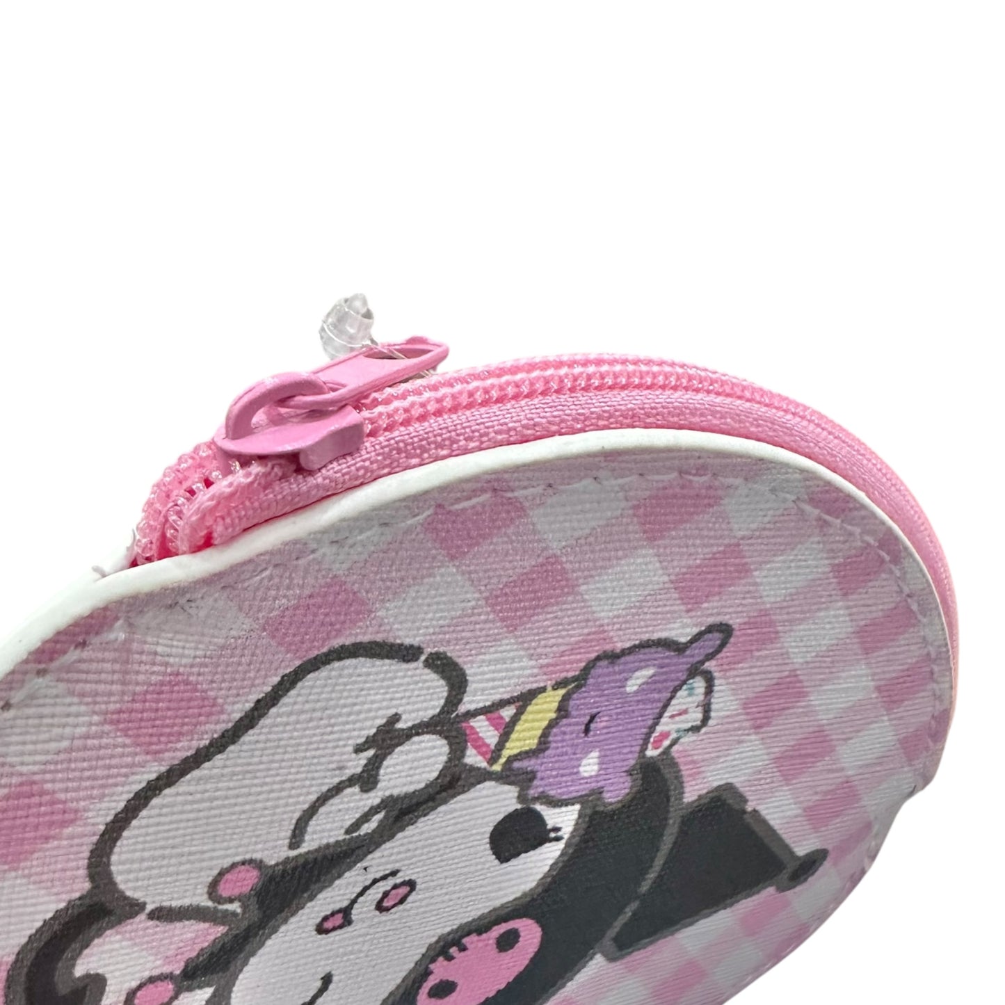 Kuromi "Pastel Check" Die-Cut Coin Purse