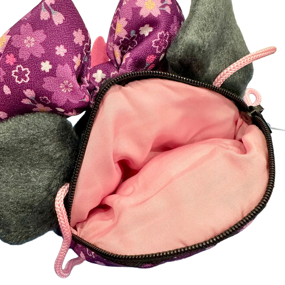 Kuromi "Sakura Kimono" Face Shoulder Pouch