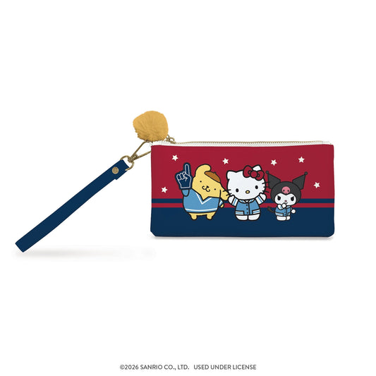 Hello Kitty & Friends "Varsity" Pencil Pouch w/ Strap