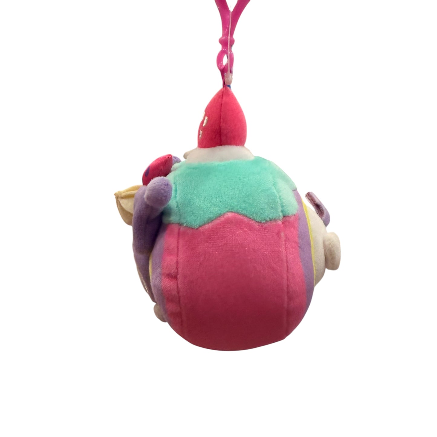 Kuromi "Colorful Cute Sweets" Swiss Roll Mascot Clip On