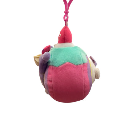 Kuromi "Colorful Cute Sweets" Swiss Roll Mascot Clip On