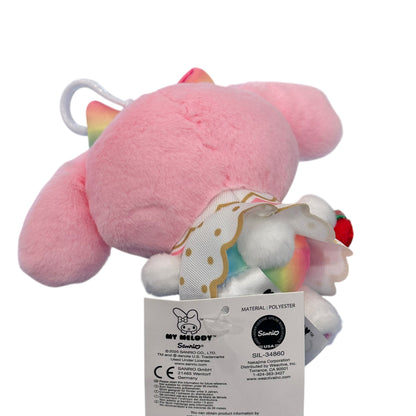 My Melody "Strawberry Rainbow" Mascot Clip On