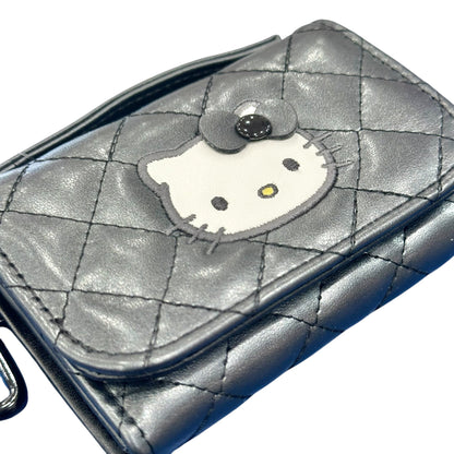 Hello Kitty "Black Quilt" Coin Purse