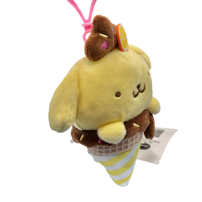 Pompompurin "Ice Cream" Mascot Clip On