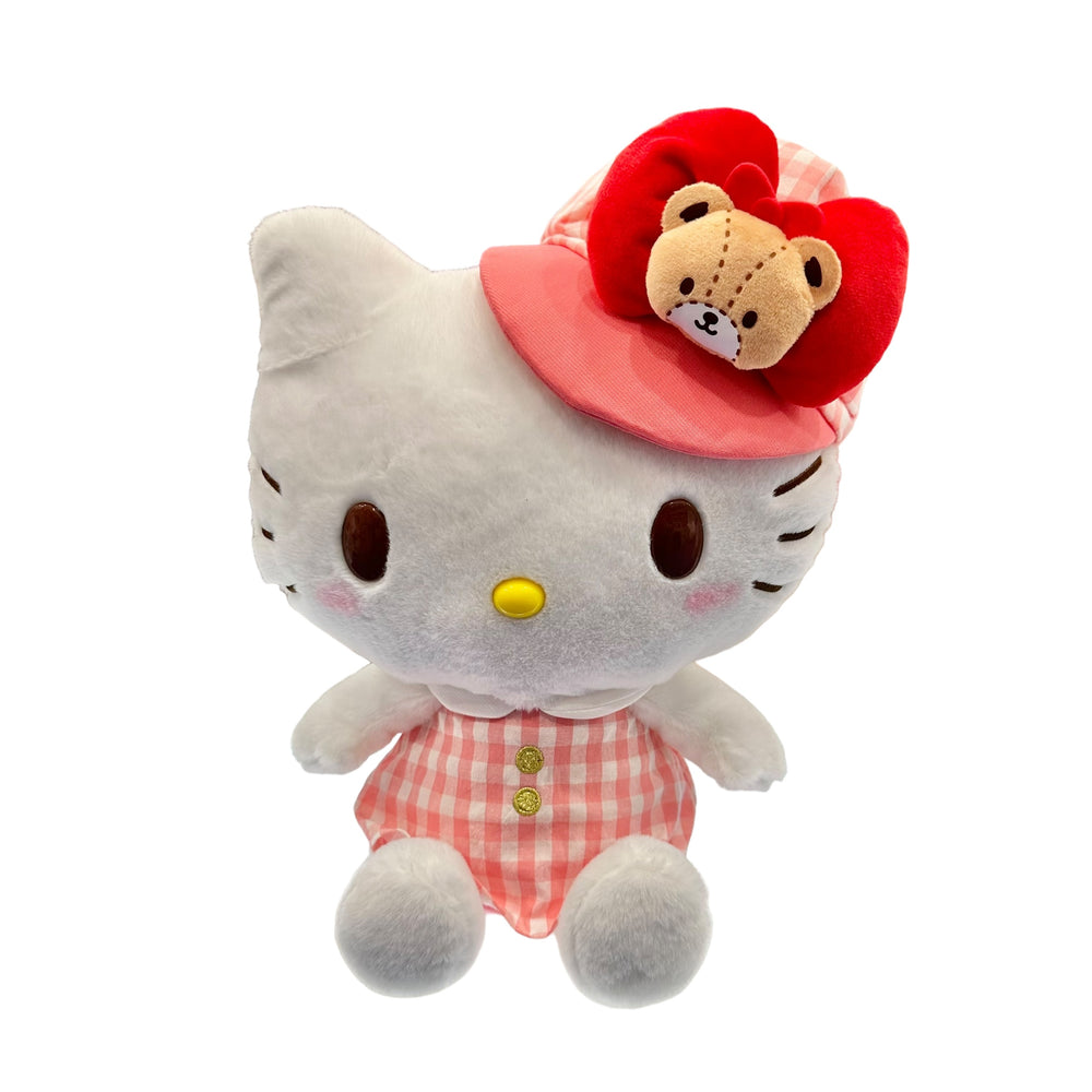 Hello Kitty "Gingham Casquette" 11in Plush