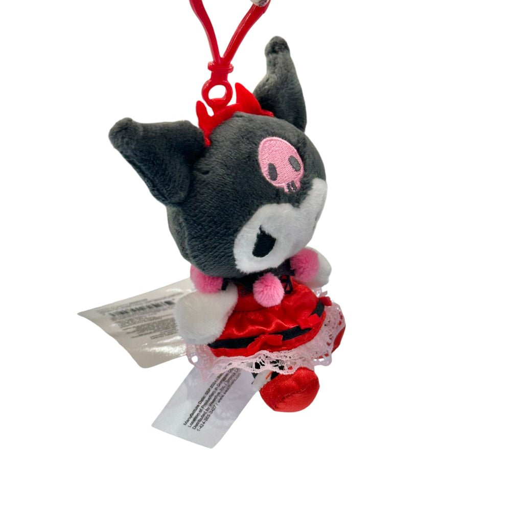 Kuromi "Strawberry" Mascot Clip On Plush