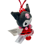 Kuromi "Strawberry" Mascot Clip On Plush