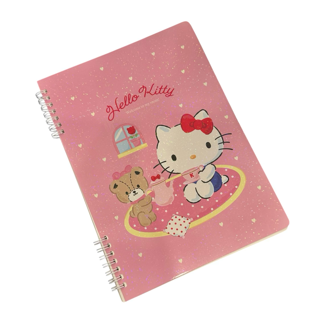 Hello Kitty Lined Spring Notebook