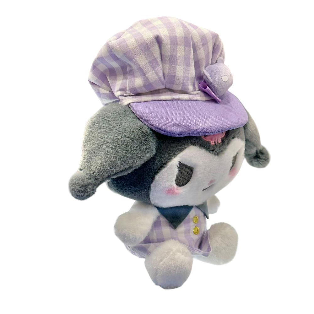 Kuromi "Gingham Casquette" 8in Plush