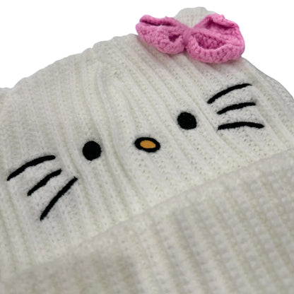 Hello Kitty "3D Ears Knit" Crochet Bow
