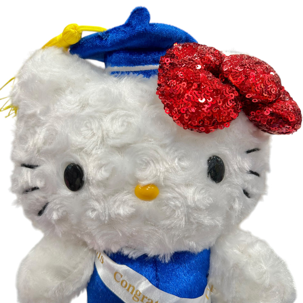 Hello Kitty "White Graduation" 8in Plush