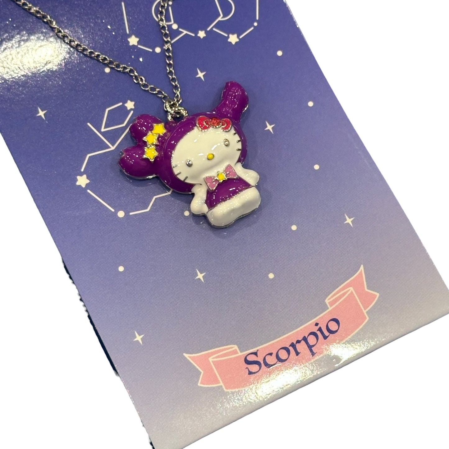 Hello Kitty "Scorpio" Zodiac Necklace