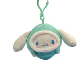 Cinnamoroll "Hooded Puffer Jacket" Mascot Clip On Plush