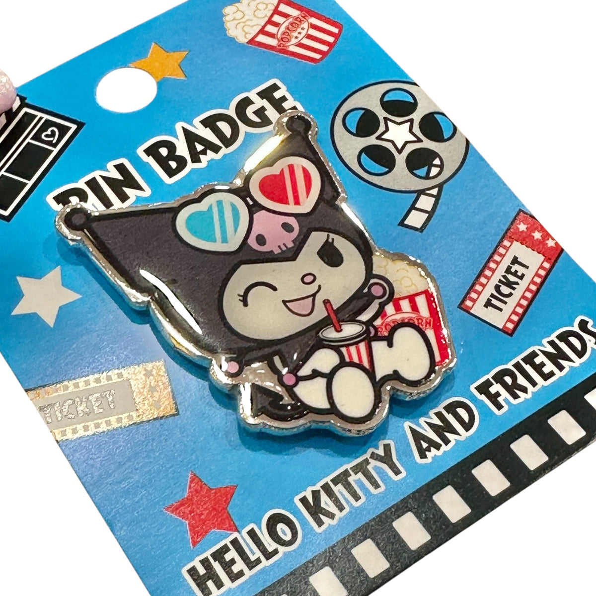 Kuromi "Movie Theater" Pin Badge