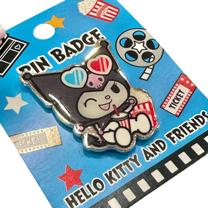 Kuromi "Movie Theater" Pin Badge