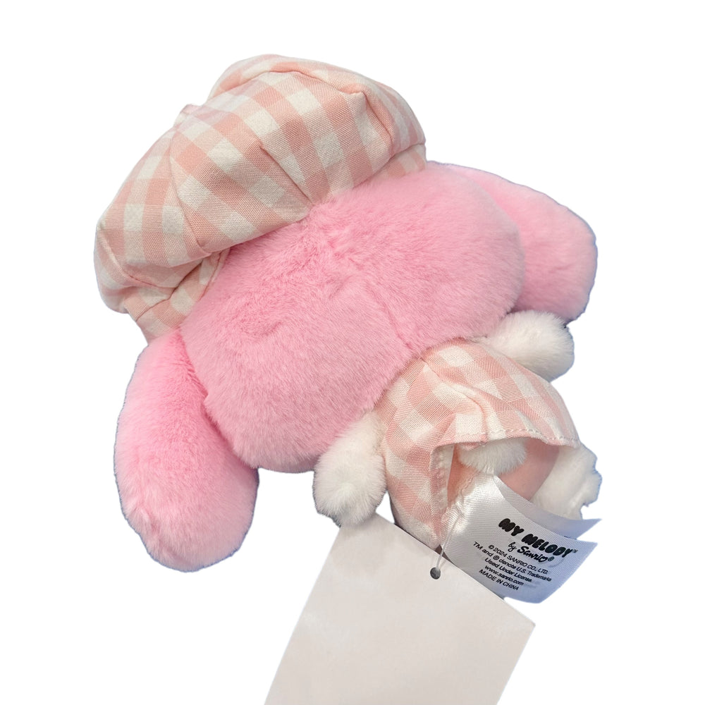 My Melody "Gingham Casquette" Mascot Clip On Plush