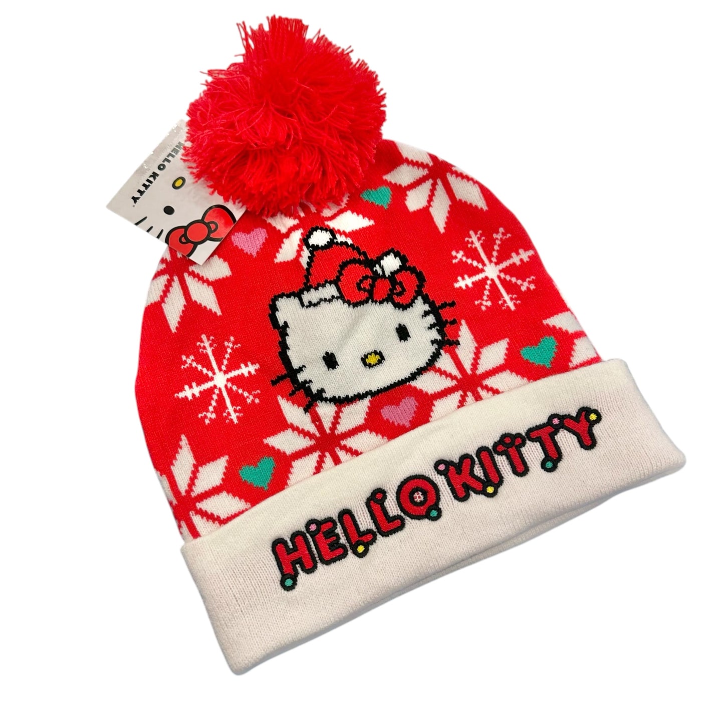 Hello Kitty "Santa Hat Red Holiday" Beanie