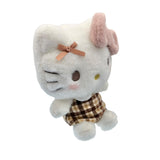 Hello Kitty "Mocha Check" 7in Plush