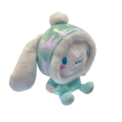 Cinnamoroll "Shiny Hooded Puffer Jacket" 8in Plush