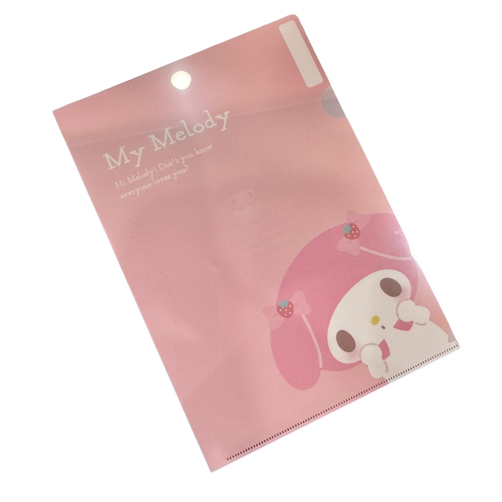 My Melody "School" Clear File