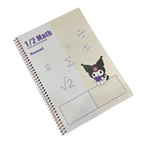 Kuromi Math Unruled Notebook (Off White)