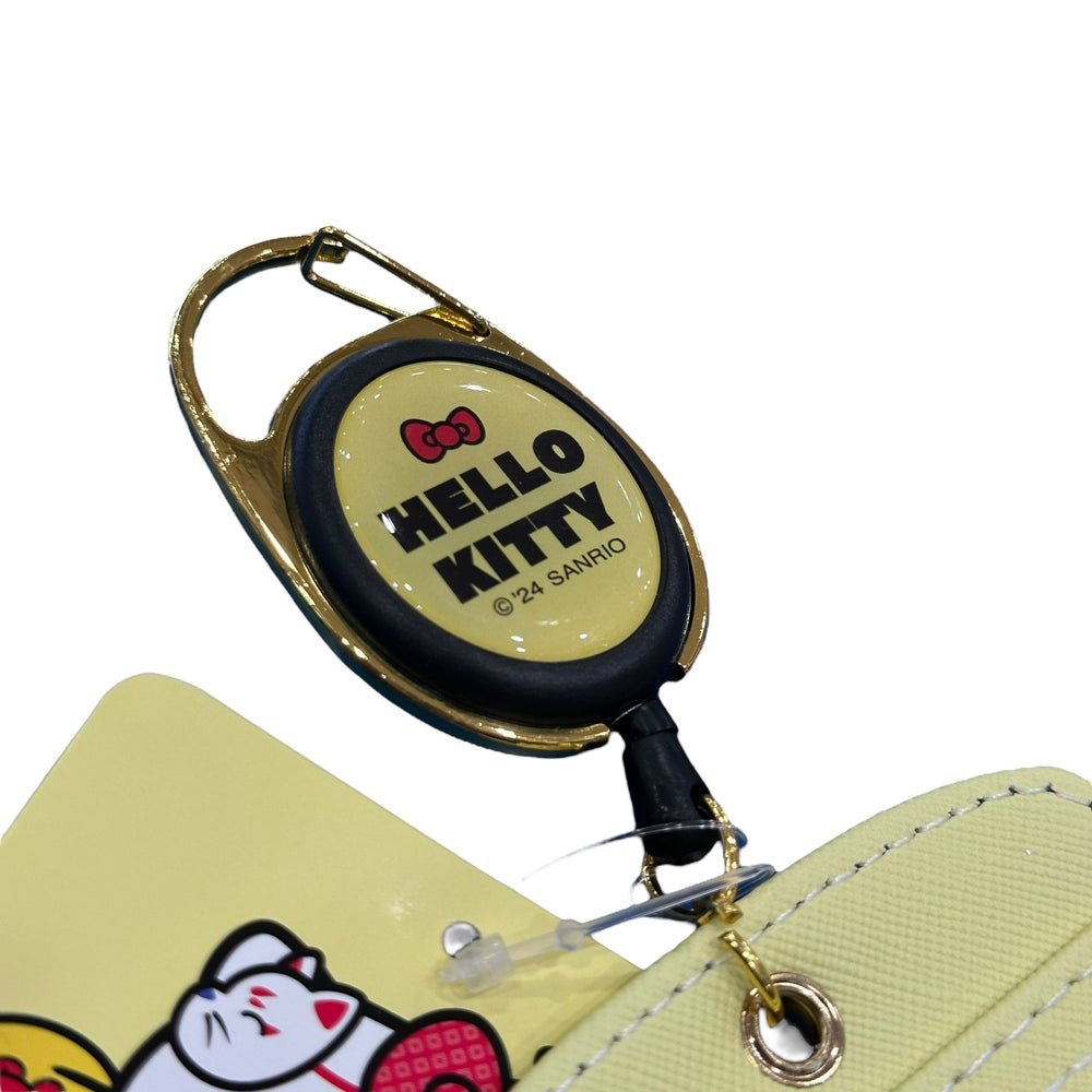 Hello Kitty "Modern Kimono" Japan Girl Card Case w/ Key Reel