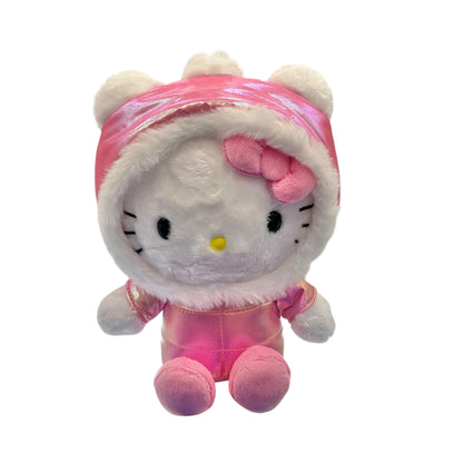 Hello Kitty "Shiny Hooded Puffer Jacket" 8in Plush