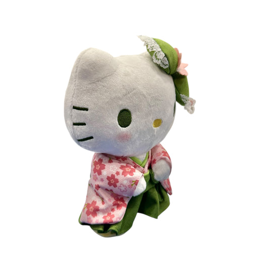 Hello Kitty "Standing Matcha Kimono" 8in Plush