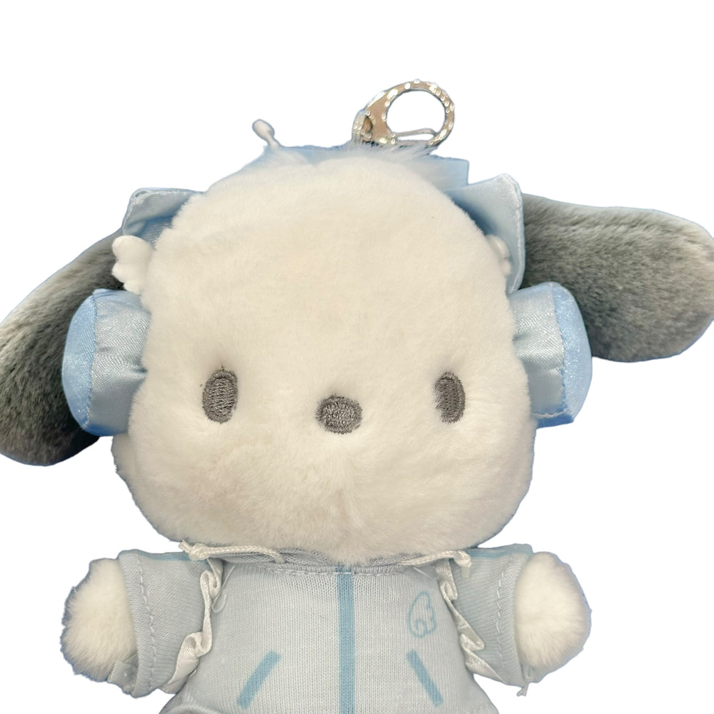 Pochacco "Blue" Keychain w/ Mascot