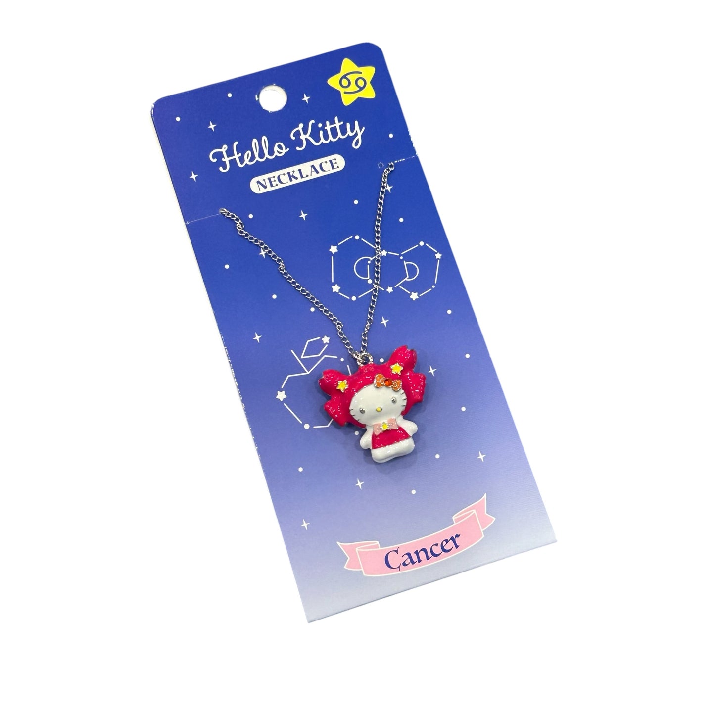 Hello Kitty "Cancer" Zodiac Necklace